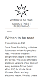Mobile Screenshot of cookstreetpublishing.com