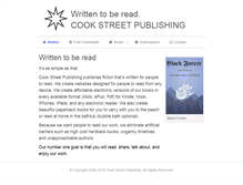 Tablet Screenshot of cookstreetpublishing.com